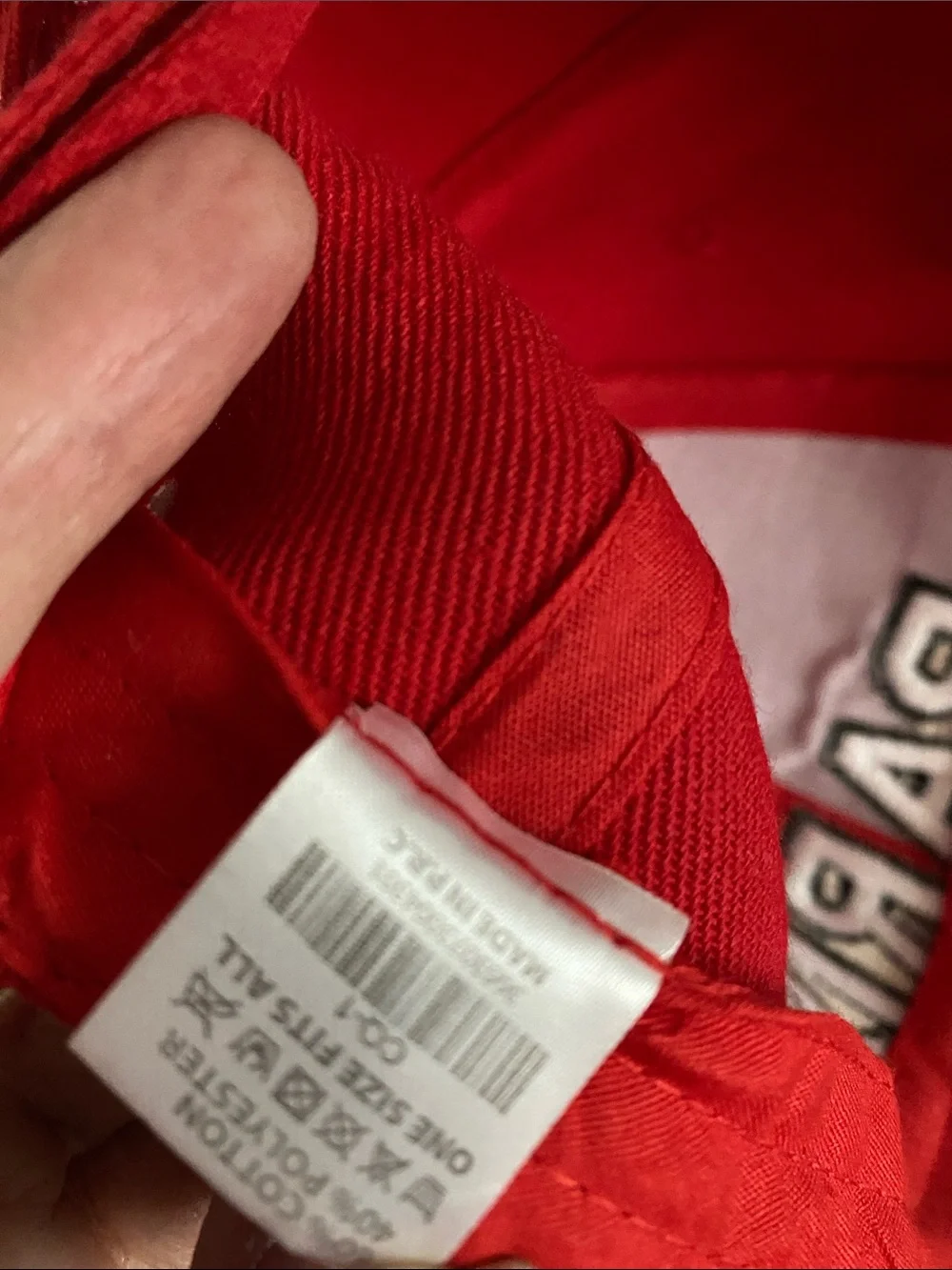 Zara Red 'PARIS' Embroidered Baseball Cap Adult One Size Authentic France